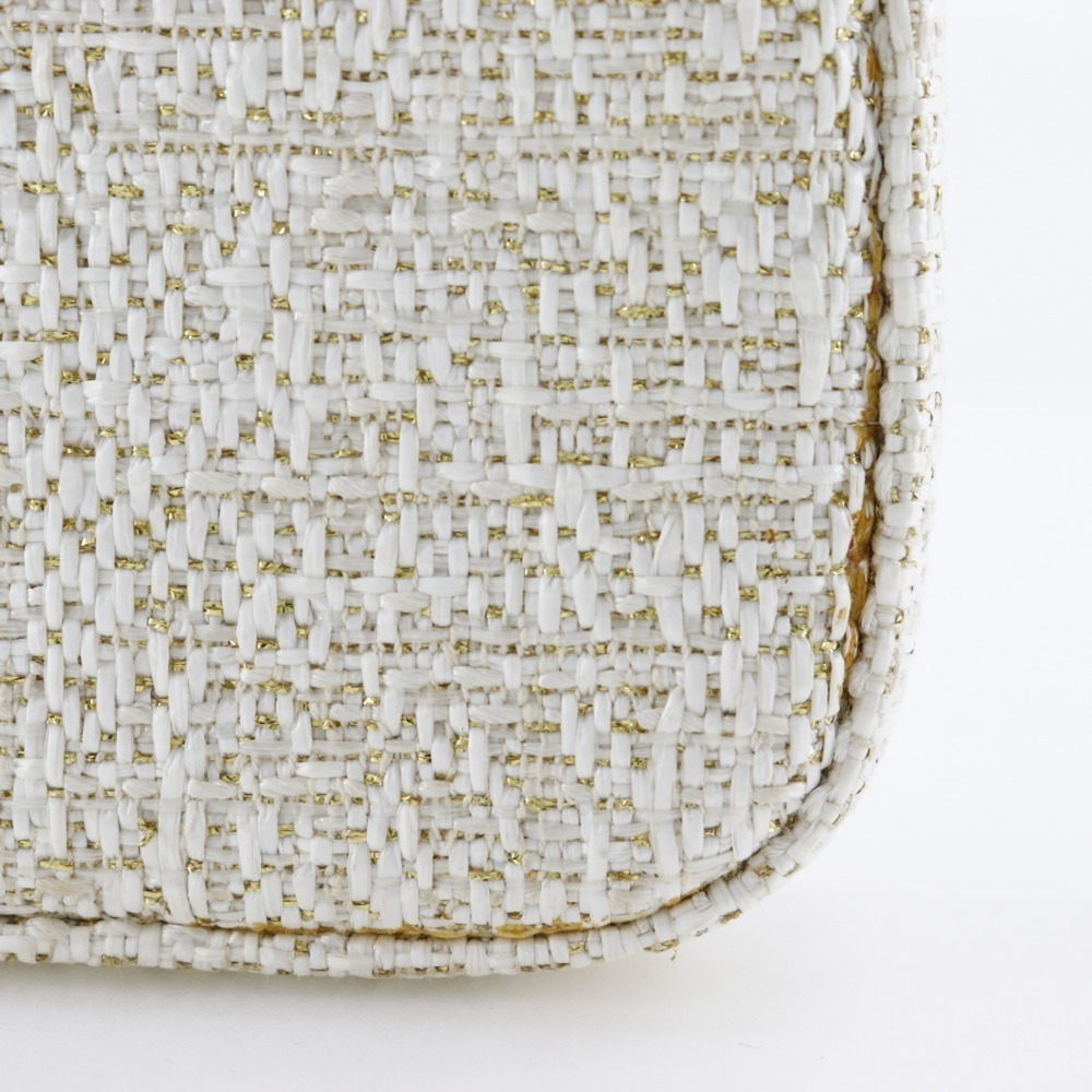 CHANEL White Deauville Shoulder Bag - Picture 10 of 16